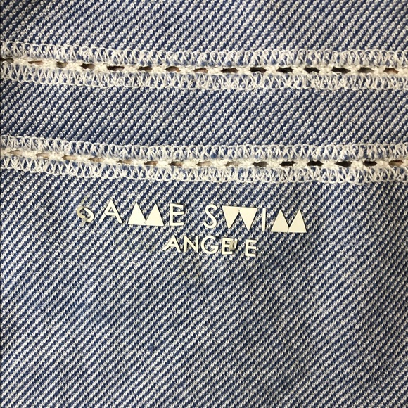 Same Swim Blue and White Bikini Set - Picture 3 of 8